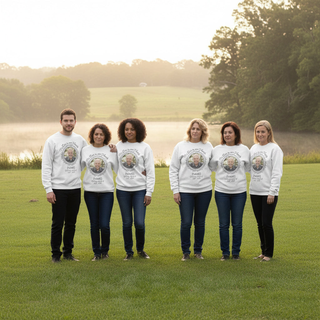 Customized memorial crewneck